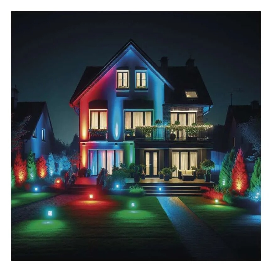 LED RGB+CCT Dimmelhető reflektor GoSmart LED/20W/230V 3000-6500K IP65 Wi-Fi Tuya