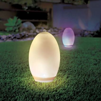 LED RGB Dekor napelemes lámpa 0,2W/1xAA IP44 500 mAh