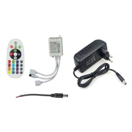 LED RGB Dimmelhető fényszalag 2x5m LED/4,8W/230V + távirányító