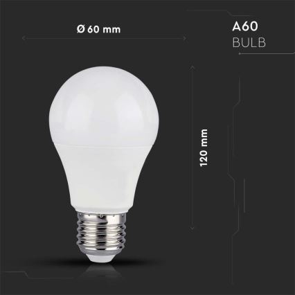 LED RGB Dimmelhető izzó A60 E27/8,5W/230V 4000K + távirányítás