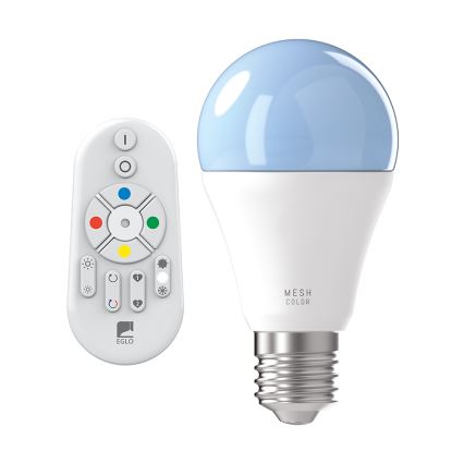 LED RGB Dimmelhető izzó CONNECT E27/9W + távirányító - Eglo