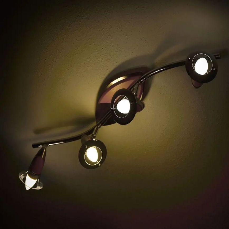 LED RGB Dimmelhető izzó E14/4,8W/230V 4000K + távirányító