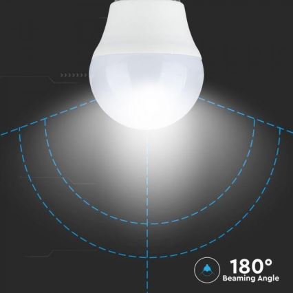 LED RGB Dimmelhető izzó E27/3,5W/230V 4000K + távirányító