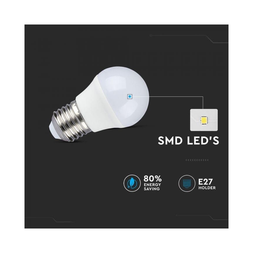 LED RGB Dimmelhető izzó E27/3,5W/230V 6400K + távirányító