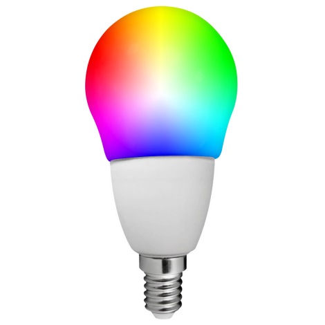 LED RGB Dimmelhető izzó G55 E14/4,5W/230V