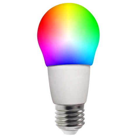 LED RGB Dimmelhető izzó G55 E27/4,5W/230V