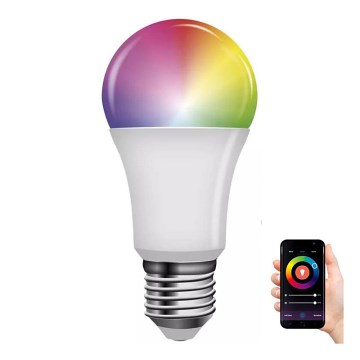 LED RGB Dimmelhető izzó GoSmart A60 E27/11W/230V 2700-6500K Wi-Fi Tuya