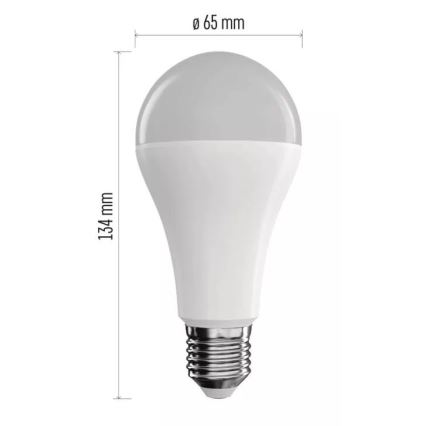 LED RGB Dimmelhető izzó GoSmart A65 E27/14W/230V 2700-6500K Wi-Fi Tuya