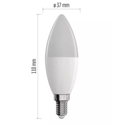 LED RGB Dimmelhető izzó GoSmart E14/4,8W/230V 2700-6500K Tuya