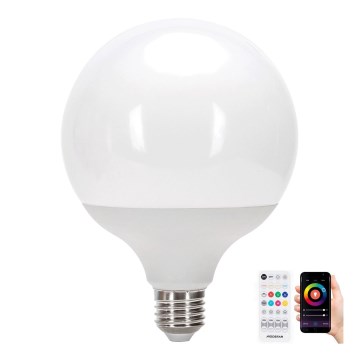 LED RGB dimmelhető izzó MESH G120 E27/18W/230V 6500K + távirányító - Aigostar