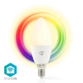 LED RGB Dimmelhető izzó Smartlife E14/4,5W/230V Wi-Fi 2700K
