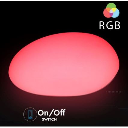 LED RGB Dimmelhető kültéri lámpa LED/1W/5V 28cm IP67 1000 mAh + távirányítás