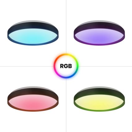 LED RGB Dimmelhető mennyezeti lámpa RINGO LED/36W/230V + távirányítás
