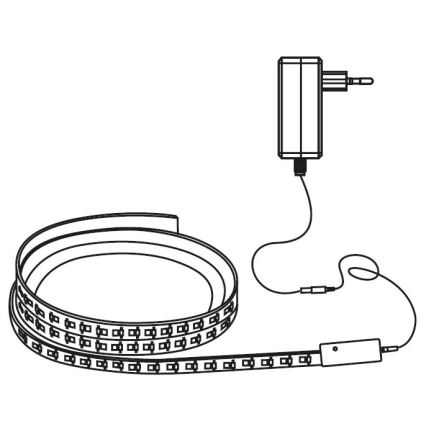 LED RGB Dimmelhető szalag LED/24W/230V 5m 3000-6000K Wi-Fi Tuya