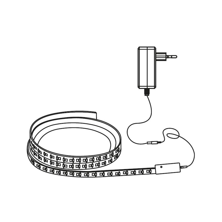 LED RGB Dimmelhető szalag LED/24W/230V 5m 3000-6000K Wi-Fi Tuya