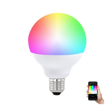 LED RGB Dimmeres izzó CONNECT E27/13W 2700 - 6500K - Eglo