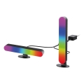 LED RGB gamer világítás + távirányítóval
