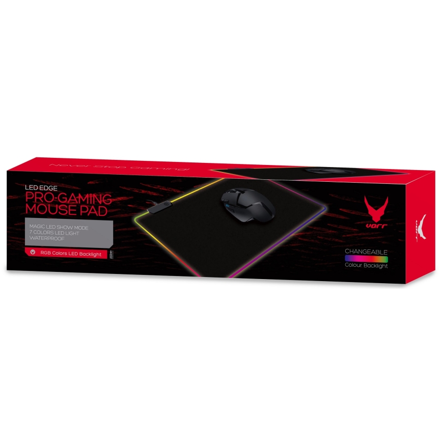 LED RGB Gaming egérpad VARR