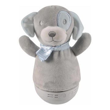 LED RGB gyerek éjszakai lámpa dallammal 3xAAA/5V kutyus