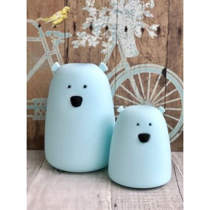 LED RGB Gyermek érintős lámpa MEDVE LED/0,8W/5V fehér + USB