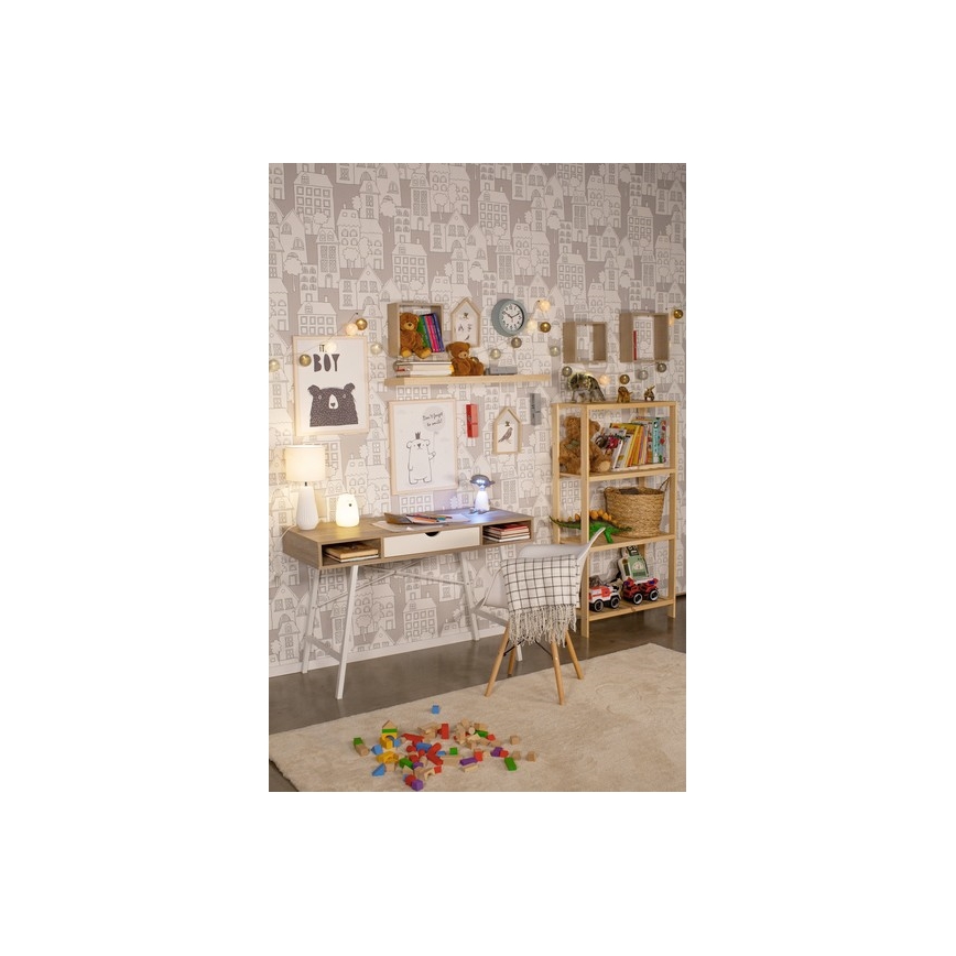 LED RGB Gyermek érintős lámpa MEDVE LED/0,8W/5V fehér + USB