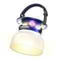 LED RGB hordozható napelemes töltőlámpa LED lánccal LED/10W/5V 3600 mAh IP65 3600 mAh