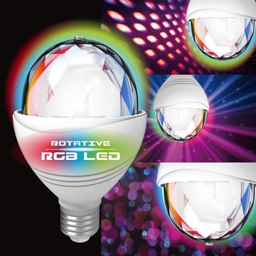 LED RGB Izzó DISCO A60 E27/3W/230V