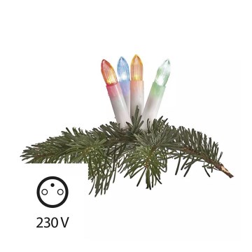LED RGB Kültéri karácsonyi fényfüzér 20xLED/1,2W/230V IP44