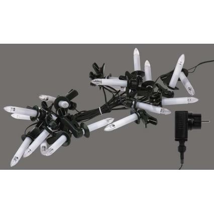LED RGB Kültéri karácsonyi fényfüzér 20xLED/1,2W/230V IP44