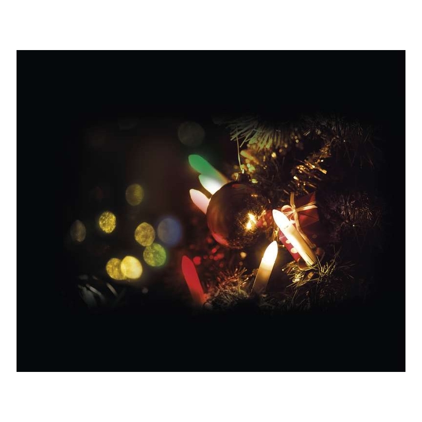 LED RGB Kültéri karácsonyi fényfüzér 20xLED/1,2W/230V IP44