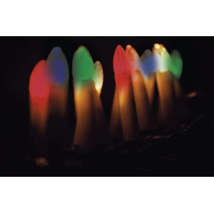 LED RGB Kültéri karácsonyi fényfüzér 20xLED/1,2W/230V IP44