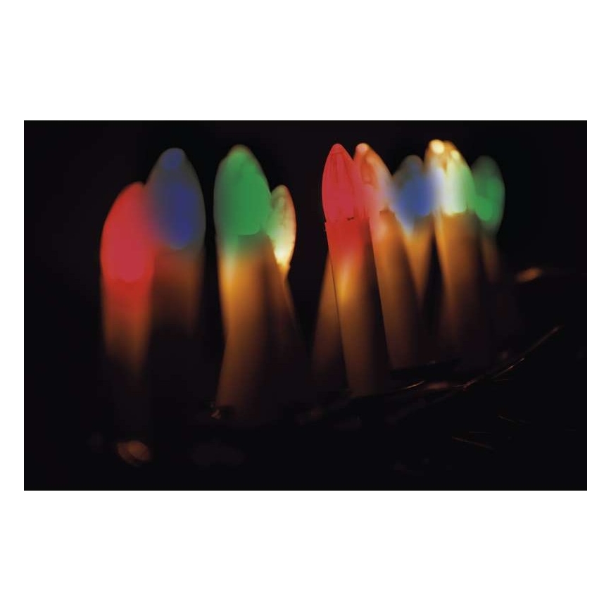 LED RGB Kültéri karácsonyi fényfüzér 20xLED/1,2W/230V IP44