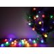 LED RGB Kültéri karácsonyi lánc CHERRY 40xLED/3,6W/230V IP44