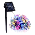 LED RGB napelemes fényfüzér 50xLED/0,12W/1,2V 1xAA IP44 600 mAh