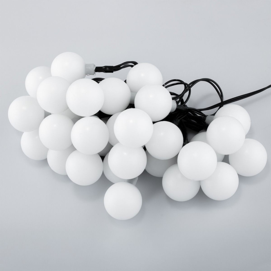 LED RGB Napelemes fényfüzér PARTY 30xLED/1,2V 400 mAh 3,9 m IP44