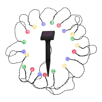 LED RGB Napelemes lámpa 20xLED/1,2V 300 mAh IP44