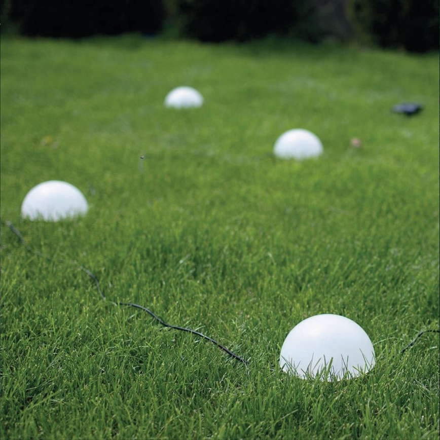 LED RGB Napelemes lámpa HEMI LED/0,1W/1,2V 600 mAh IP44 fehér