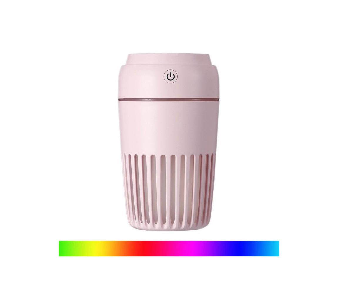 LED RGB párásító 300 ml LED/2W/5V rózsaszín PMAHP
