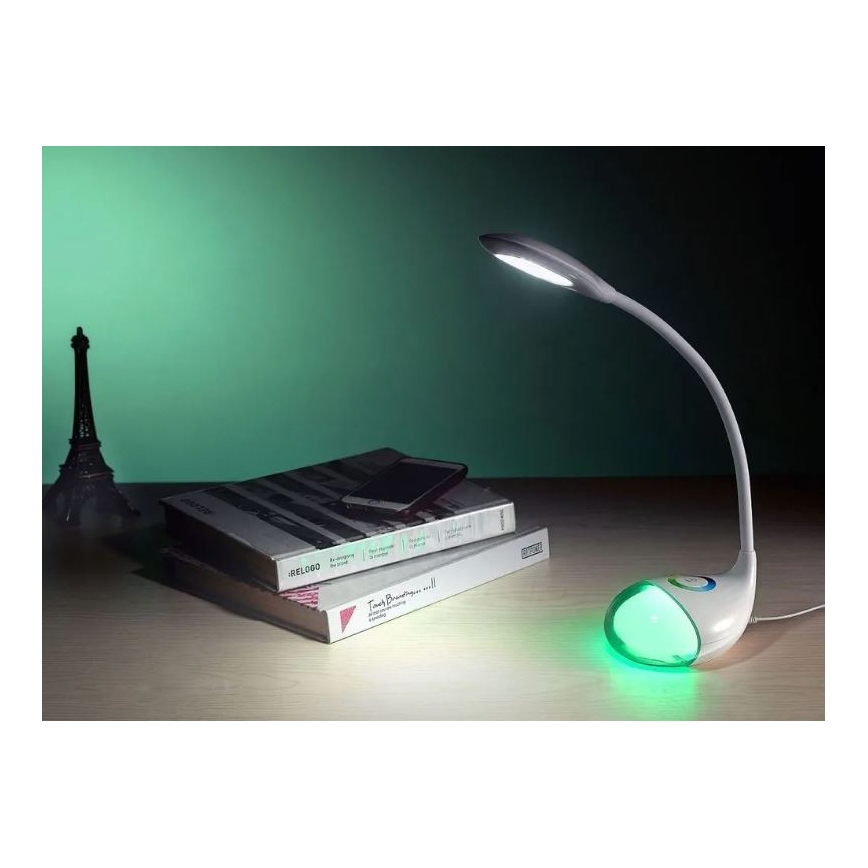 LED RGB Szabályozható asztali lámpa LED/6W/230V