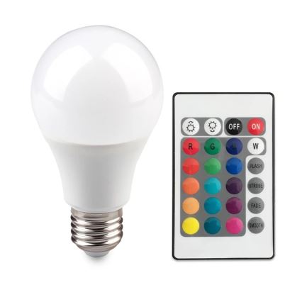 LED RGB Szabályozható Izzó E27/6W/230V 3000K