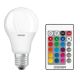 LED RGB Szabályozható izzó E27/9W/230V 2700K távirányítóval - Osram