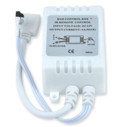 LED RGB Szalag 5m + távirányító + adapter 24W/12V