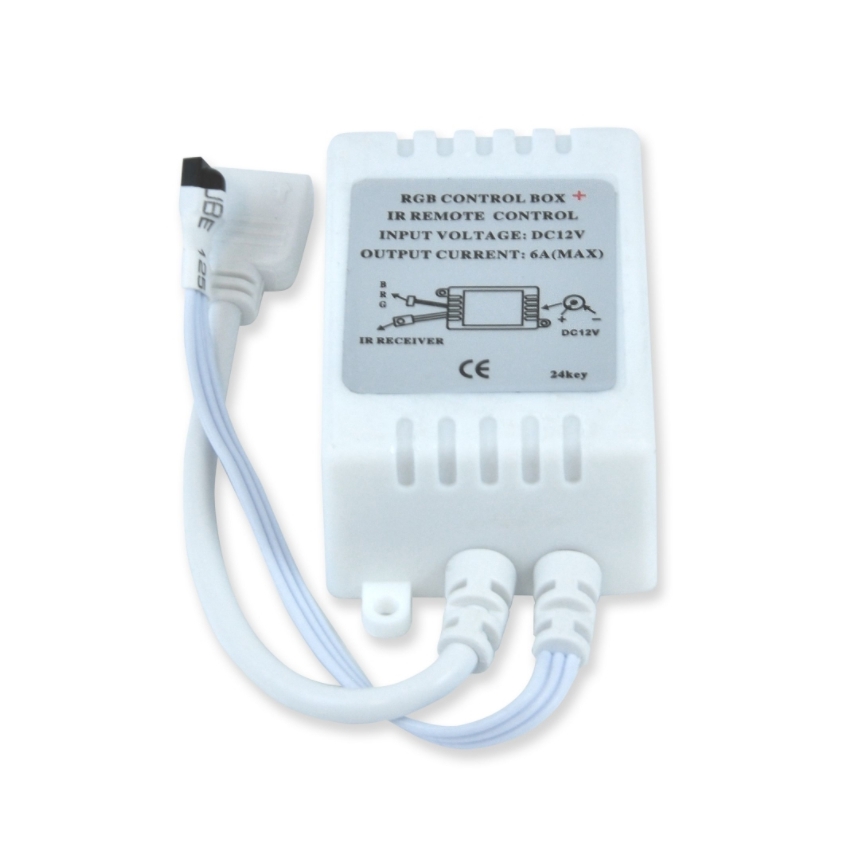 LED RGB Szalag 5m + távirányító + adapter 24W/12V