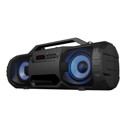 LED RGB újratölthető hangszóró 12W/2000 mAh