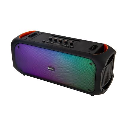 LED RGB újratölthető hangszóró 60 W / 6000 mAh + távirányító