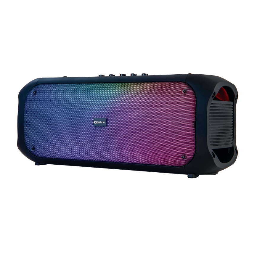LED RGB újratölthető hangszóró 60 W / 6000 mAh + távirányító