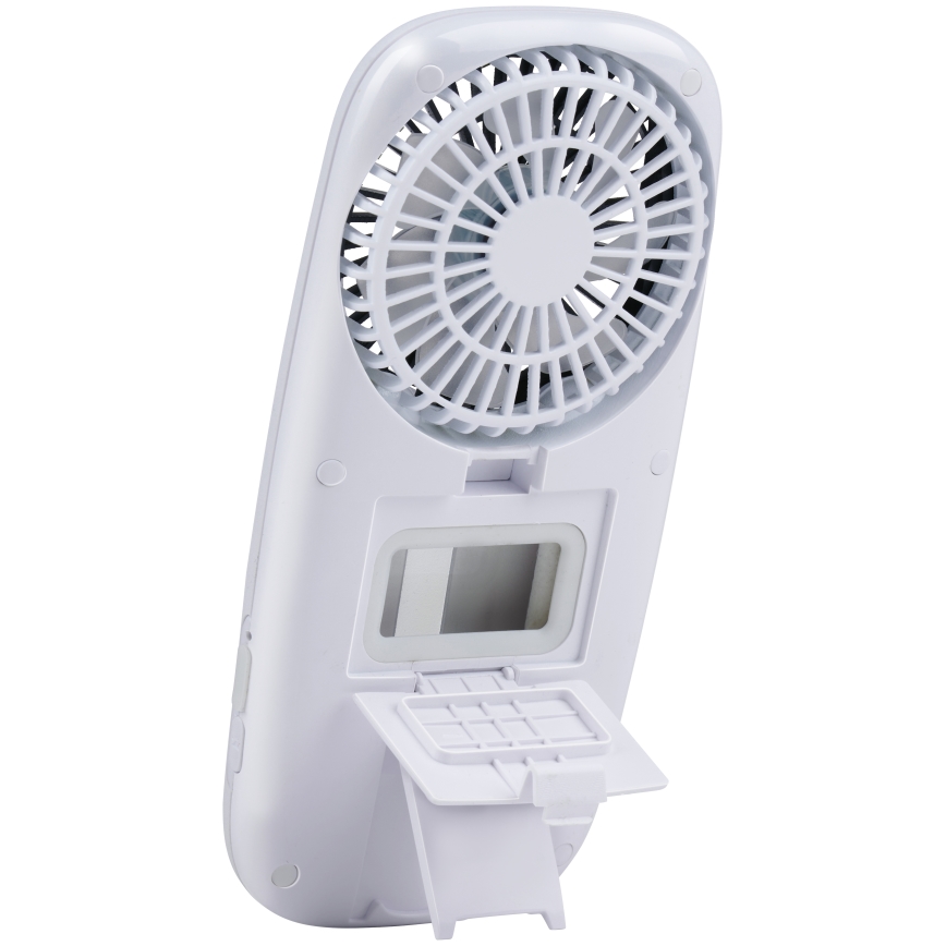 LED RGB újratölthető zsebventilátor ködpermet funkcióval 3,7V 1200 mAh