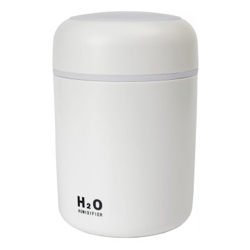 LED RGB Ultrahangos aromadiffúzor és légpárásító LED/2W 300ml fehér