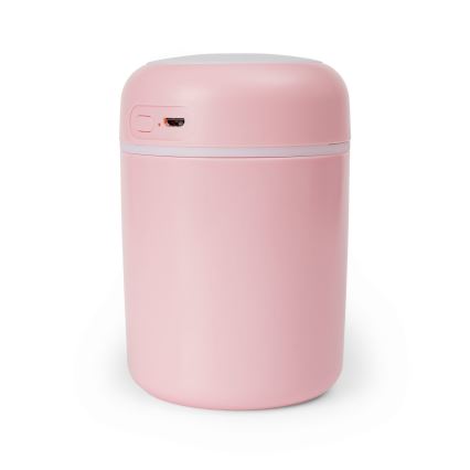 LED RGB Ultrahangos aromadiffúzor és légpárásító LED/2W 300ml rózsaszín