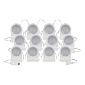 LED RGBIC+CCT Dekoratív lánc spotlámpás világítással GoSmart 12xLED/7W/230V 255 cm Wi-Fi Tuya